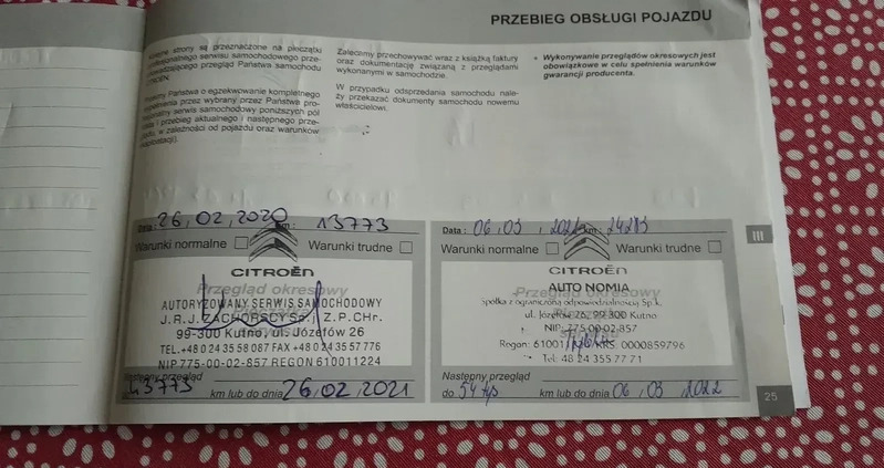 Citroen Berlingo cena 69900 przebieg: 69000, rok produkcji 2018 z Gostynin małe 631